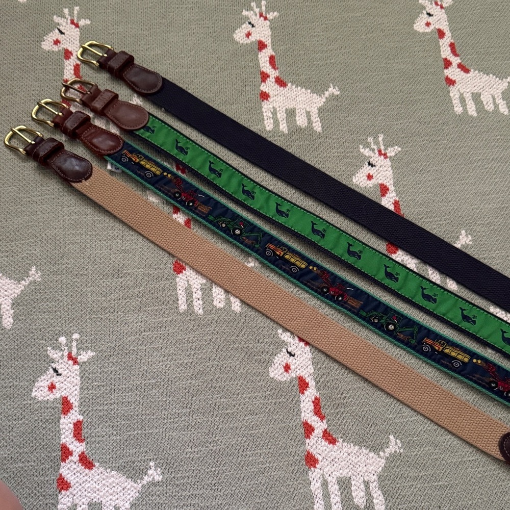 J Bailey buddy belt bundle - 4 belts, size 22